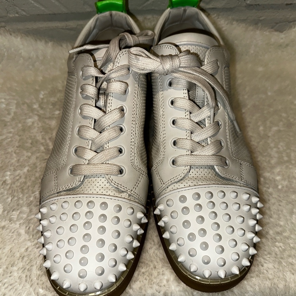 Christian Louboutin - Louis Junior Spikes sneakers Size 44 - Picture 6 of 15